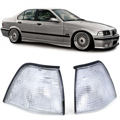 Osvetlenie Turn signal white clear for BMW 3ER E36 Sedan Touring Compact 90-99 | race-shop.si