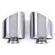 UNIVERZALNI TIP Exhaust tailpipes stainless steel polished suitable for Porsche 911 993 C2 C4 93-97 | race-shop.si