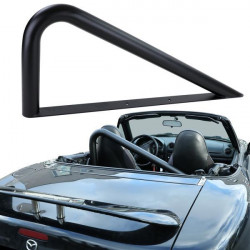 Roll Bar Roadster Bar iz iz nerjavečega jekla črna za Mazda MX 5 Miata NA NB 89-05