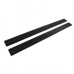 Zaščitni stranski pragovi iz nerjavečega jekla Exclusive črna za Citroen C1 05-12