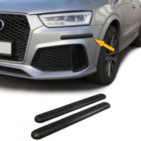 Body kit a vizuálne doplnky Bumper protection strips flexible to stick universal 306x35mm Carbon | race-shop.si