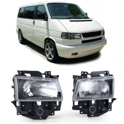 RACES žarometi za VW Bus T4 Caravelle Multivan 96-03 (H4), črno-dimna