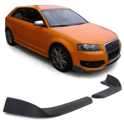 Front Spoiler Flaps Cup Wings flat universal Black Performance 7