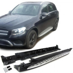 Aluminijaste bočne zaščite pragov OE style z ABE za Mercedes GLC X253 od 15