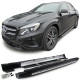 Body kit a vizuálne doplnky Aluminum running boards flank protection OE style with ABE for Mercedes GLA X156 from 13 | race-shop.si