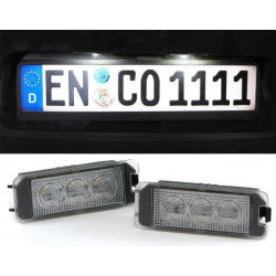LED license plate light high power white 6000K for VW Golf 7 VII