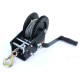 Povezovalni trakovi Professional winch hand winch black with wire rope 1500kg 10 meters | race-shop.si