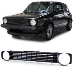 Sport grille without emblem black for VW Golf 1 + Cabrio + Caddy