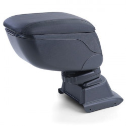 Armrest center armrest foldable with storage compartment black for VW Polo 6R 6C 09-17