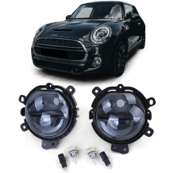 RACES meglenke za Mini One Cooper F54 F55 F56 F57 13, črno-dimna