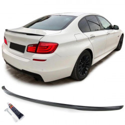 Genuine carbon rear spoiler performance look with ABE fits BMW 5 Series Sedan F10 F18