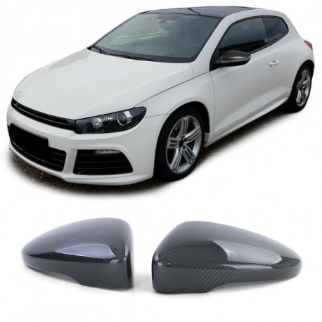 Ogledala Genuine carbon mirror caps for replacement for VW Scirocco Passat CC Beetle | race-shop.si