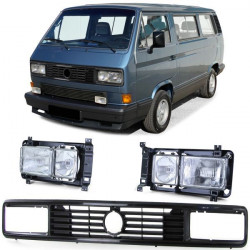 Corner headlights right left with grille for VW T3 79-92