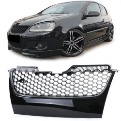 SPORT Honeycomb maska (rešetka) brez logotipa z kromiranim trakom za VW Golf 5 GTI 03-09