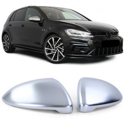 Mirror caps silver matt to replace for VW Golf 7 VII 5G1 Sedan from 12