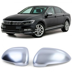 Mirror caps silver matt for replacement for VW Passat Limo Variant B8 3G from 14