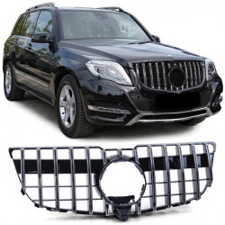 Maska hladilnika SPORT black gloss krom za Mercedes GLK X204 facelift 12-15