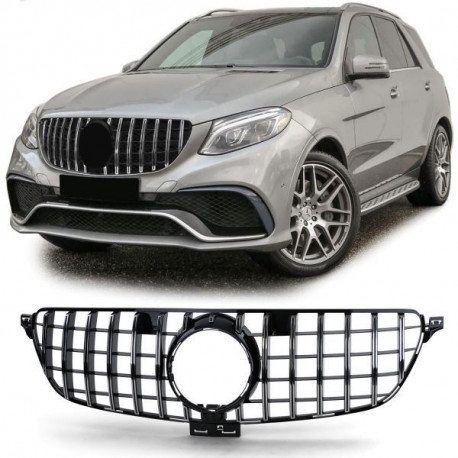 Body kit a vizuálne doplnky Športna maska (rešetka) črna krom za Mercedes M Class GLE W166 15-19 | race-shop.si