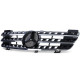Body kit a vizuálne doplnky SPORT Maska hladilnika, black gloss krom za Mercedes M Class ML W164 05-08 | race-shop.si