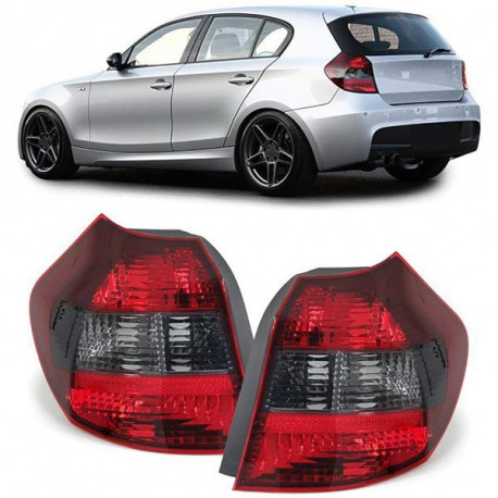Osvetlenie Taillights Red Black Smoke right left fits 1 Series BMW E81 E87 04-07 | race-shop.si