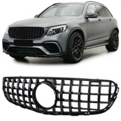 SPORT Maska hladilnika, black glossy za Mercedes GLC X253 SUV od 15