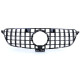 Body kit a vizuálne doplnky Radiator grille sport optics black glossy for Mercedes M Class GLE W166 15-19 | race-shop.si