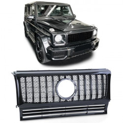 RACES maska hladilnika (Sport) za Mercedes G Class W463 90-18, črna