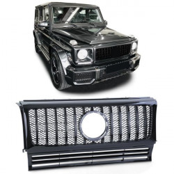 Sport Exclusive Radiator Grille Black Glossy for Mercedes G Class W463 90-18