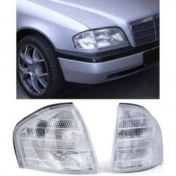 RACES sprednji smerniki za Mercedes C Class W202 93-00, bela