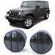 Osvetlenie LED clear glass front turn signal parking light black smoke for Jeep Wrangler JK from 07 | race-shop.si