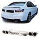 UNIVERZALNI TIP Exhaust tailpipe 4 pipe sport look conversion stainless steel suitable for BMW F30 F31 from 11 | race-shop.si