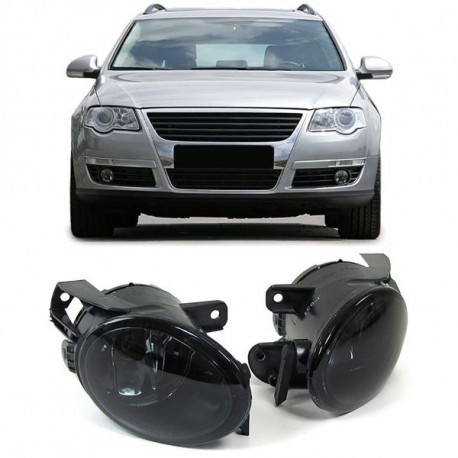 Osvetlenie Fog lights HB4 black pair for VW Passat sedan Variant B6 3C 05-10 | race-shop.si
