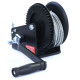 Povezovalni trakovi Professional winch hand winch with wire rope 1500 kg 10 meters black | race-shop.si