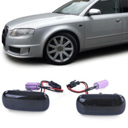 LED Lightbar Side Indicator Black for Audi A4 B6 B7 TT 8J A3 8P A6 C5 A8 D3