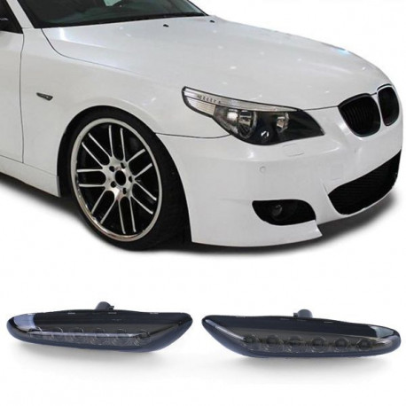 Osvetlenie LED Side Indicators Black Smoke pair suitable for BMW 5 Series E60 E61 X1 E84 X3 E83 | race-shop.si