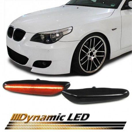 Osvetlenie Dynamic LED side indicators black suitable for BMW X1 E84 X3 E83 5 Series E60 E61 | race-shop.si