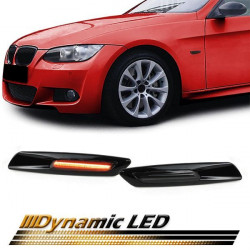 Dynamic LED side indicators black suitable for BMW 1 Series E82 E88 5 Series E60 E61