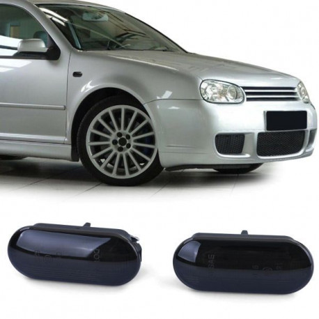 Osvetlenie Dynamic LED Side Indicators Black for VW Golf 3 + 4 Bora Lupo Up! | race-shop.si