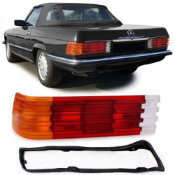 Taillight light window with gasket left for Mercedes SL R107 SLC C107