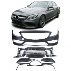 RACES sprednji odbijač (Sport) za Mercedes C Class W205 S205 from 14 (za parkirne senzorje)