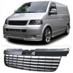 Maska hladilnika brez logotipa, black gloss za VW Bus T5 03-09 Transporter