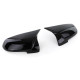 Ogledala Replacement sports mirror caps black gloss suitable for BMW F07 F10 F11 F18 | race-shop.si