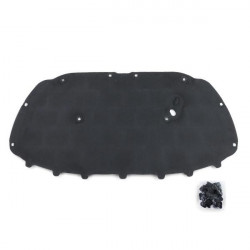 Hood insulation insulation mat with clips for VW Polo 6R 09-14