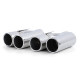 UNIVERZALNI TIP Exhaust tailpipes 4 pipe sport optics chrome suitable for BMW F10 F11 F12 F13 | race-shop.si