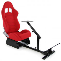 Gaming Gaming Seat Racing Simulation Console For Playstation Xbox PC Half Shell Red