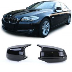 Replacement sports mirror caps black gloss fit for BMW 5 Series F10 F11 10-13