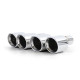 UNIVERZALNI TIP Stainless steel tailpipe double sport optics suitable for BMW F10 F11 6 Series F12 F13 | race-shop.si