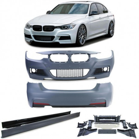 Body kit a vizuálne doplnky SPORT Karoserijski komplet (sprednji in zadnji odbijač, pragovi) za BMW 3 series F30 sedan | race-shop.si