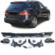 Body kit a vizuálne doplnky RACES zadnji difuzor (Sport) za Mercedes GLE W166 15-18 (izpuh 2+2), črna | race-shop.si