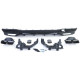 Body kit a vizuálne doplnky RACES zadnji difuzor (Sport) za Mercedes GLE W166 15-18 (izpuh 2+2), črna | race-shop.si